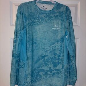 Realtree Aqua Camouflage Fishing Shirt